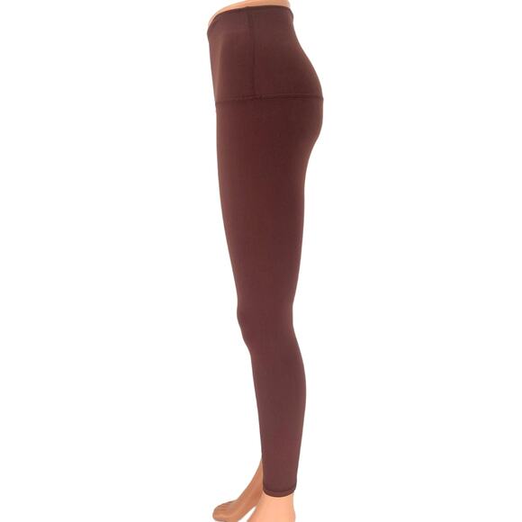 Crz Yoga Brown High Rise Pull On Stretch Comfy Athletic Workout Leggings Size XS - Picture 2 of 4
